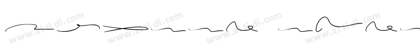 Prissa Swash Regular字体转换